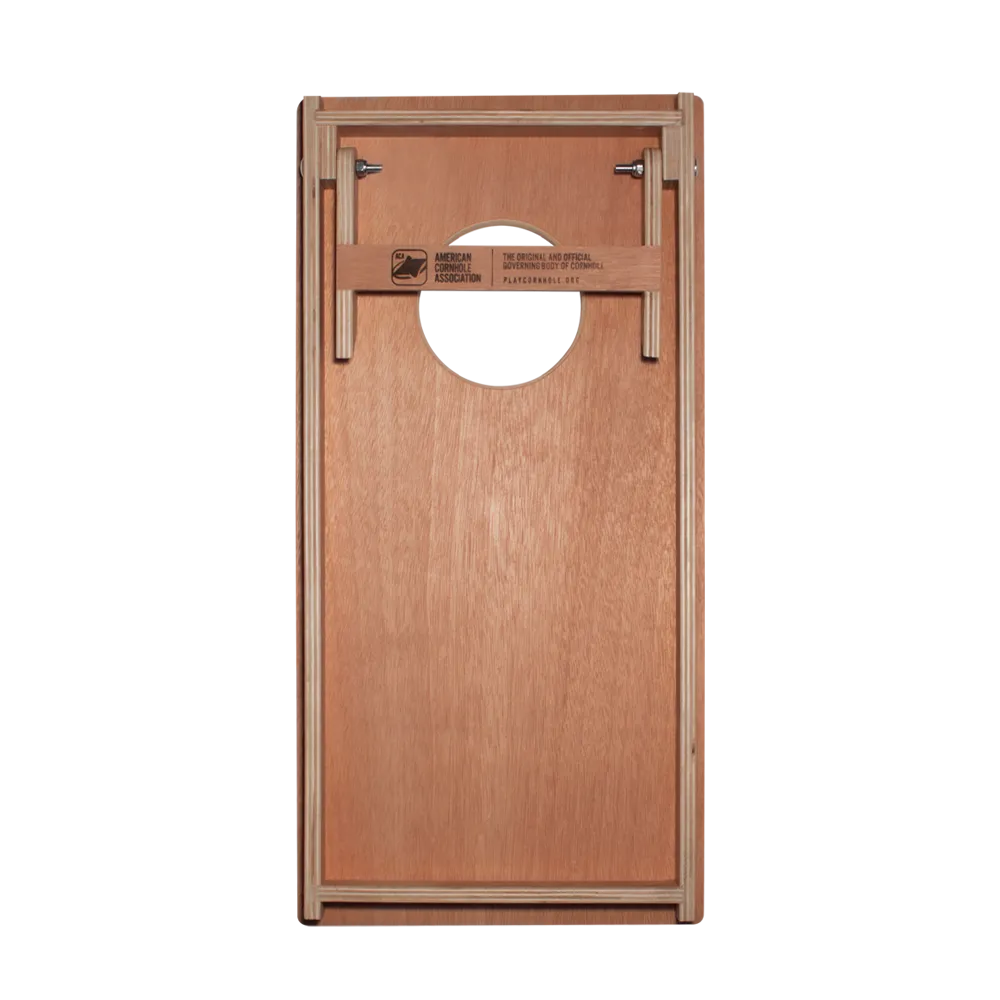 Distressed Wood Backyard 1200 Cornhole Boards