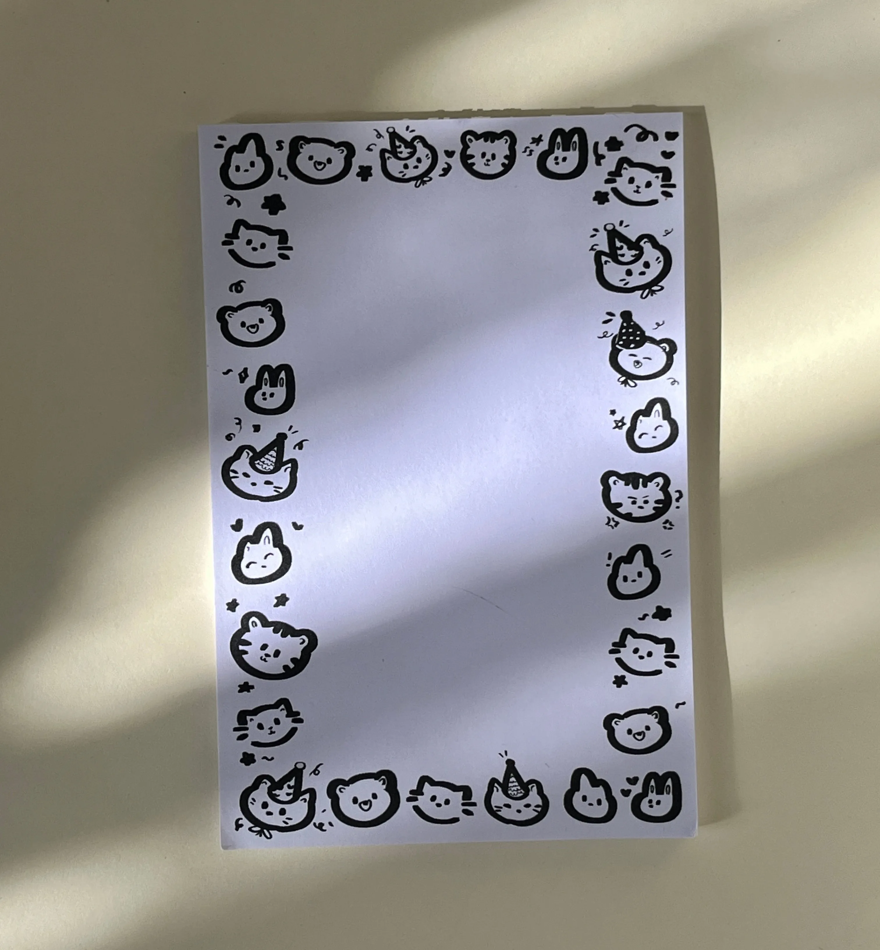 doodles memo pad
