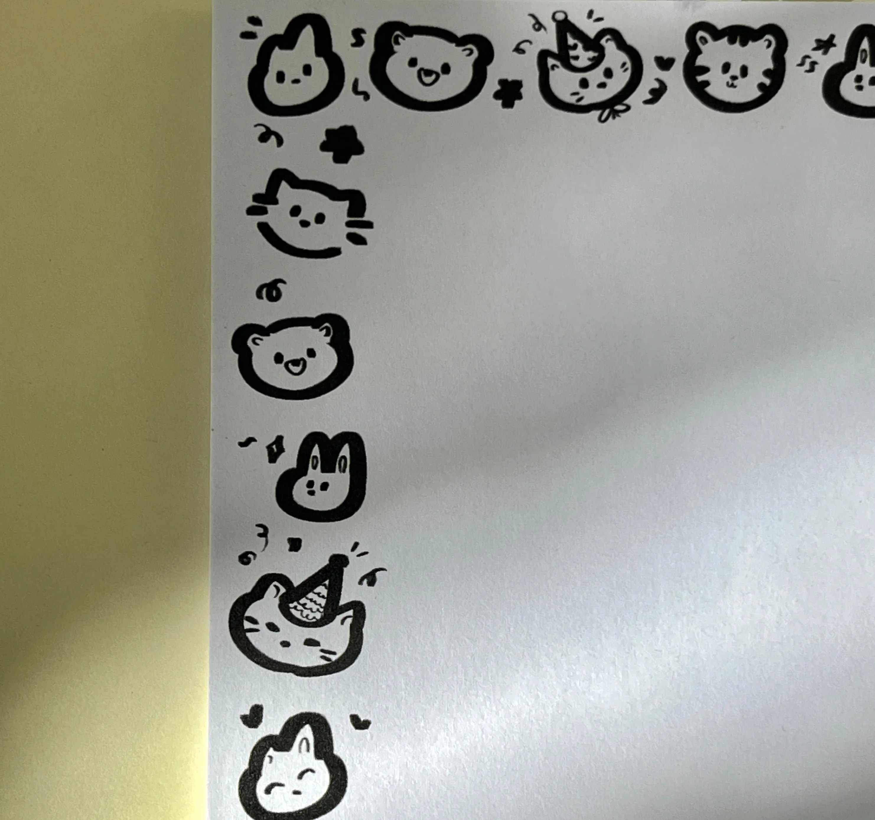 doodles memo pad