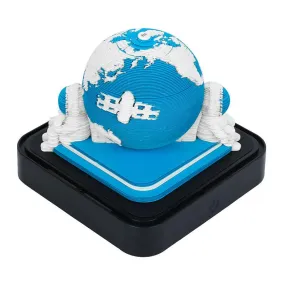 Earth Calendar 2024 3D Note Pad - Desk Decor Creative Memo Pad - Omoshiroi Block