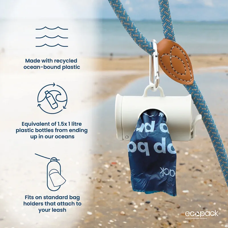 Ecopack Recycled Plastic Dog Poop Bags (3 Boxes/270 Bags)