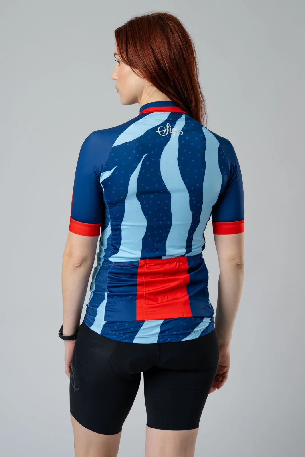 Fjällbäck Blue - Cycling Jersey for Women
