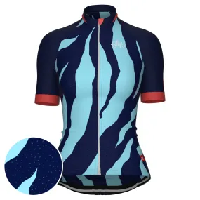 Fjällbäck Blue - Cycling Jersey for Women