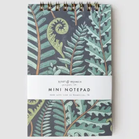 Forest Fern Mini Spiral Notebook