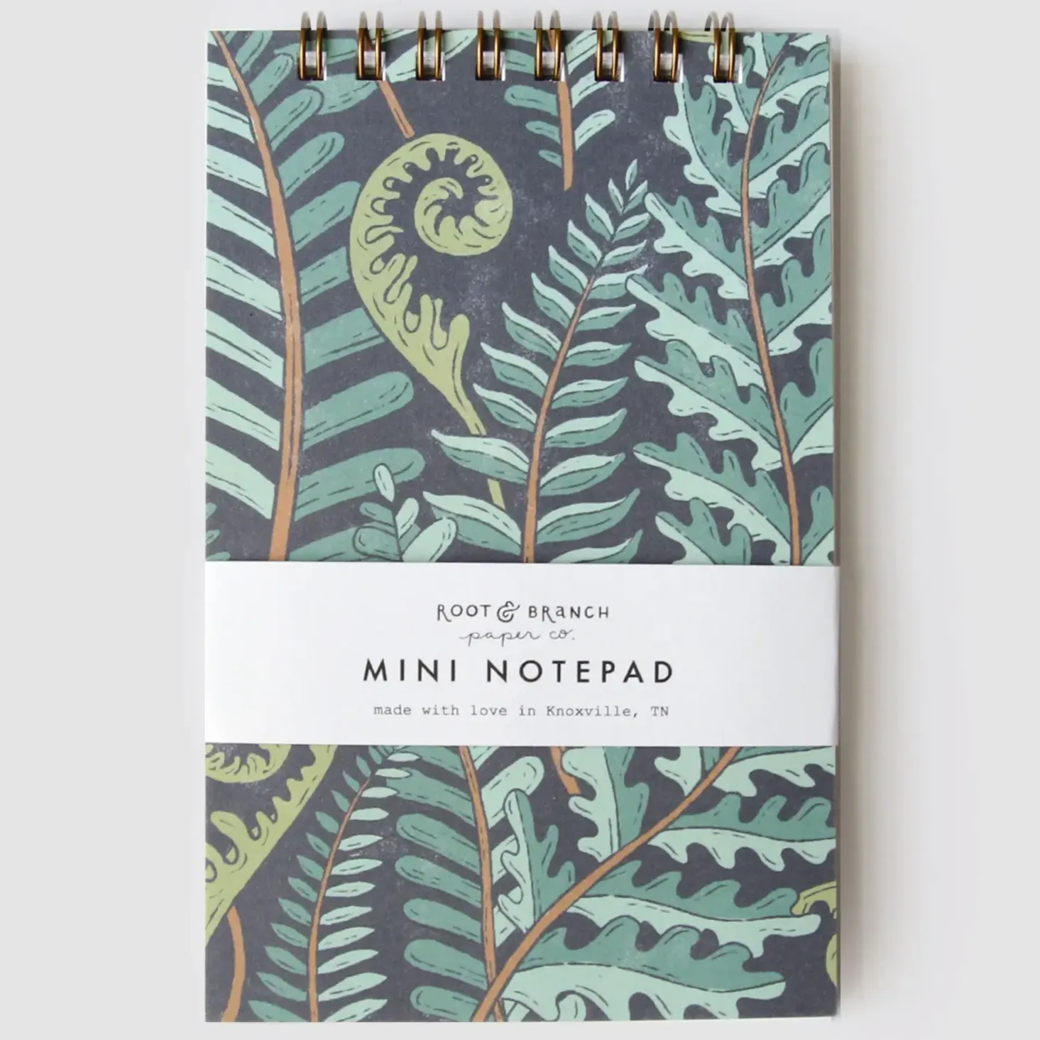 Forest Fern Mini Spiral Notebook