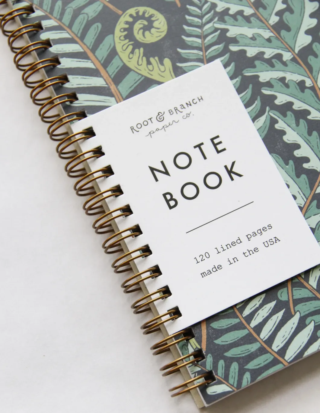 Forest Fern Spiral Notebook