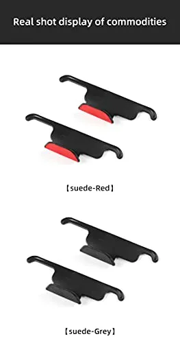 Front Seat Headrest Storage Hooks for Tesla Model 3 & Y (Gray Suede)