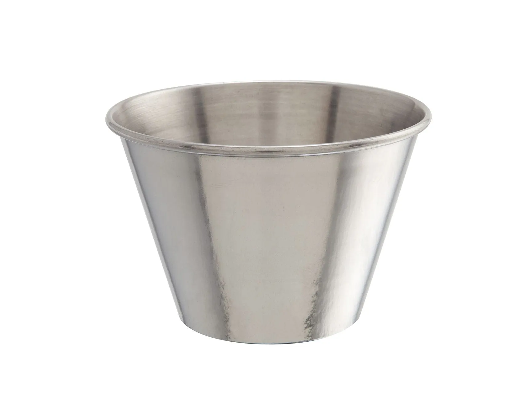 Genware RAMST8 8oz Stainless Steel Ramekin - Pack of 24