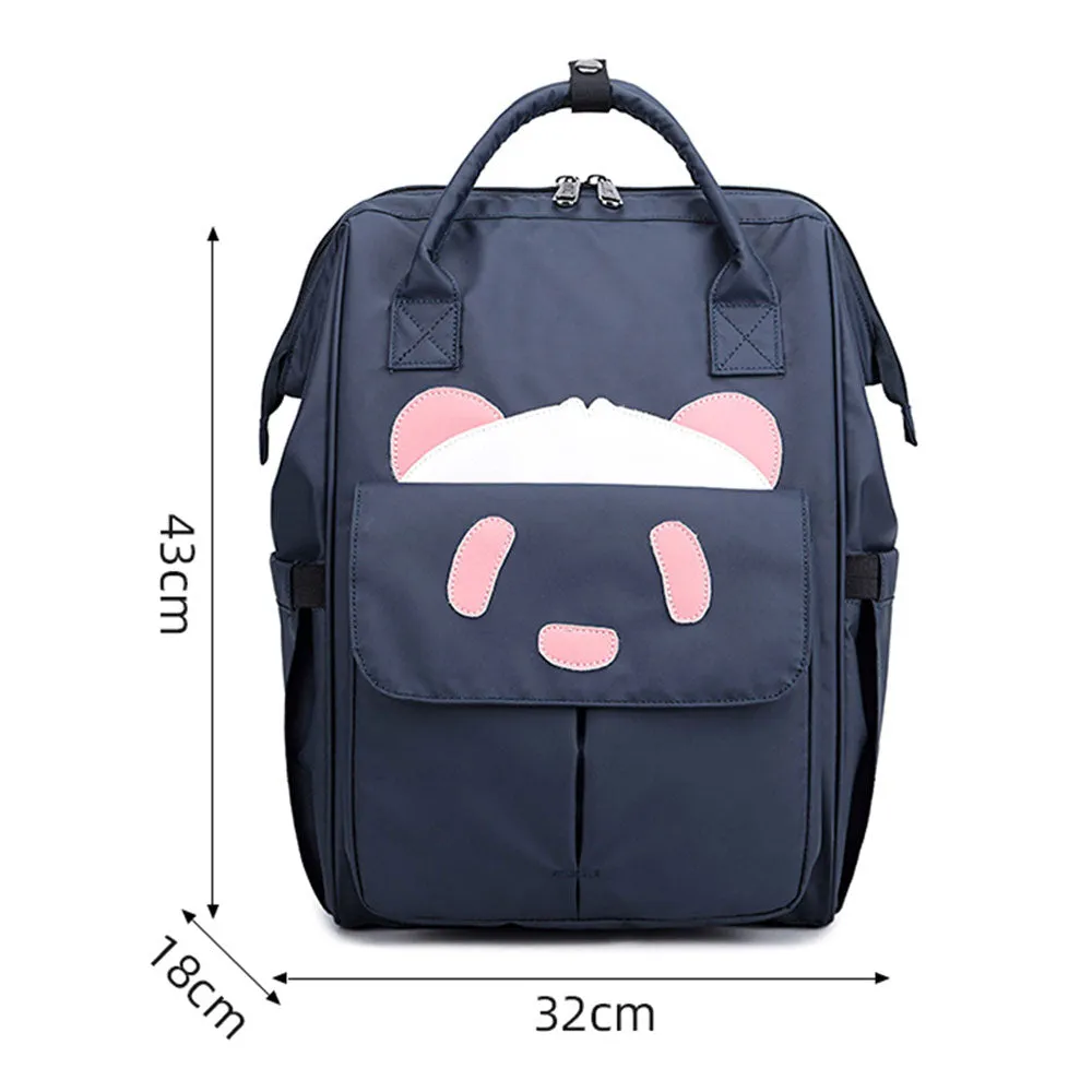Girls Back to School Bookbag Oxford Waterproof Diaper Bag Travel Bag for Mum