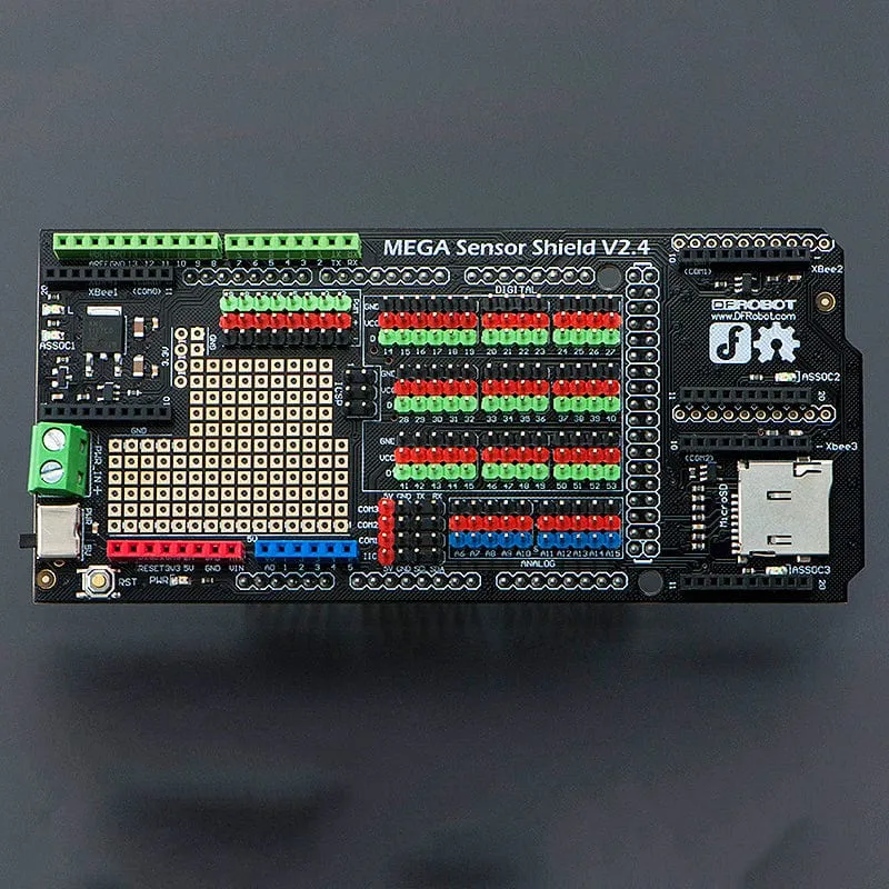 Gravity: IO Sensor Shield For Arduino Mega Due