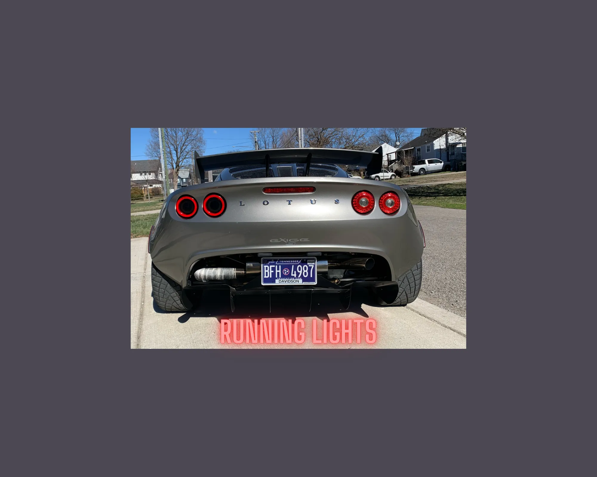 GRP V4 Tail Lights for 2001  Elise/Exige & 02-04 Esprit - Set of Four