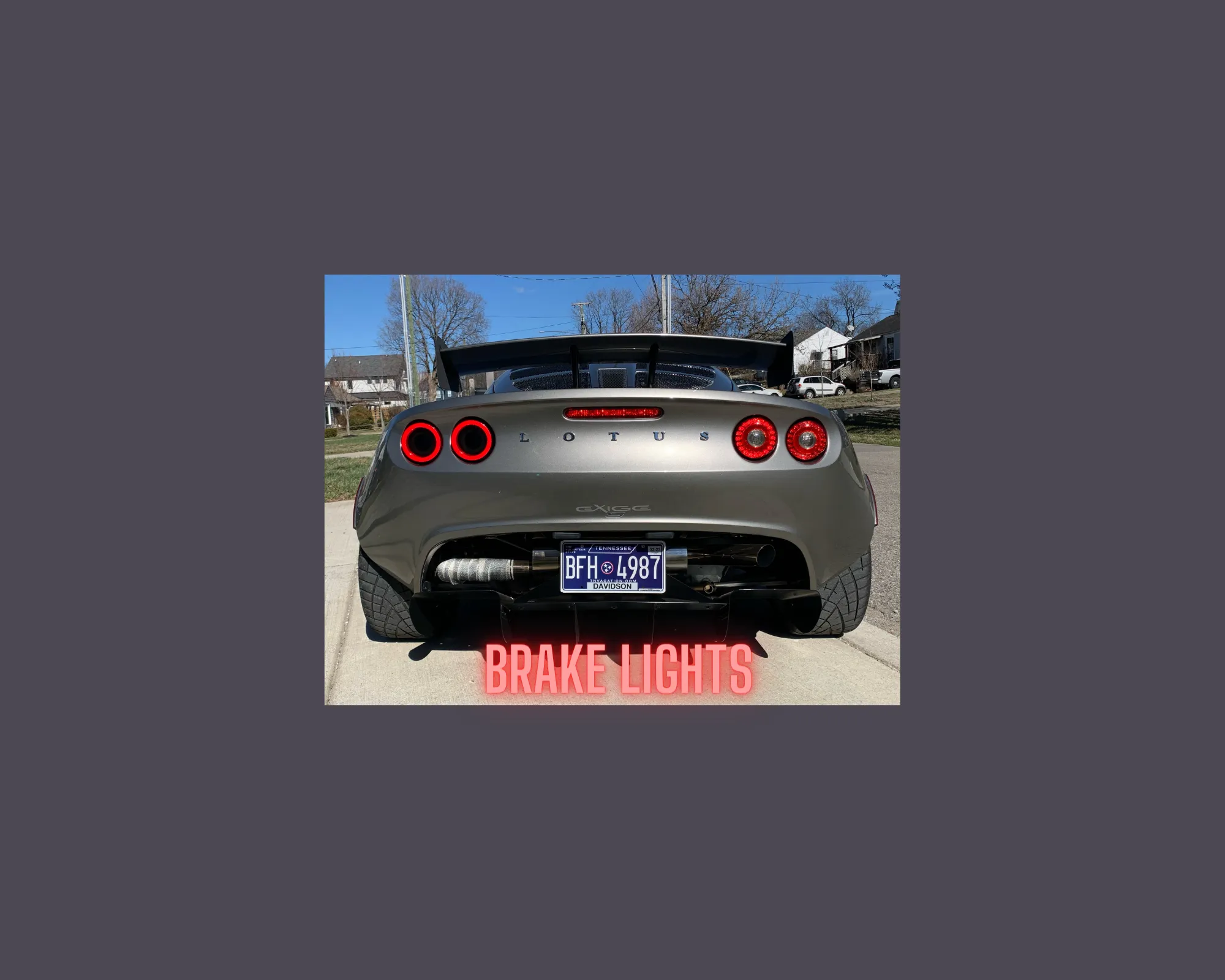 GRP V4 Tail Lights for 2001  Elise/Exige & 02-04 Esprit - Set of Four
