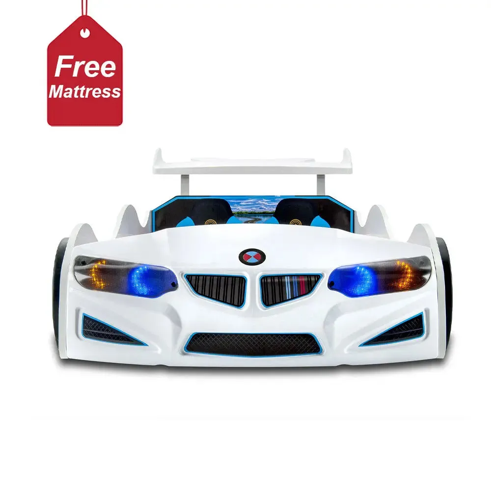 GT1 Race Car Bed w/Free Mattress
