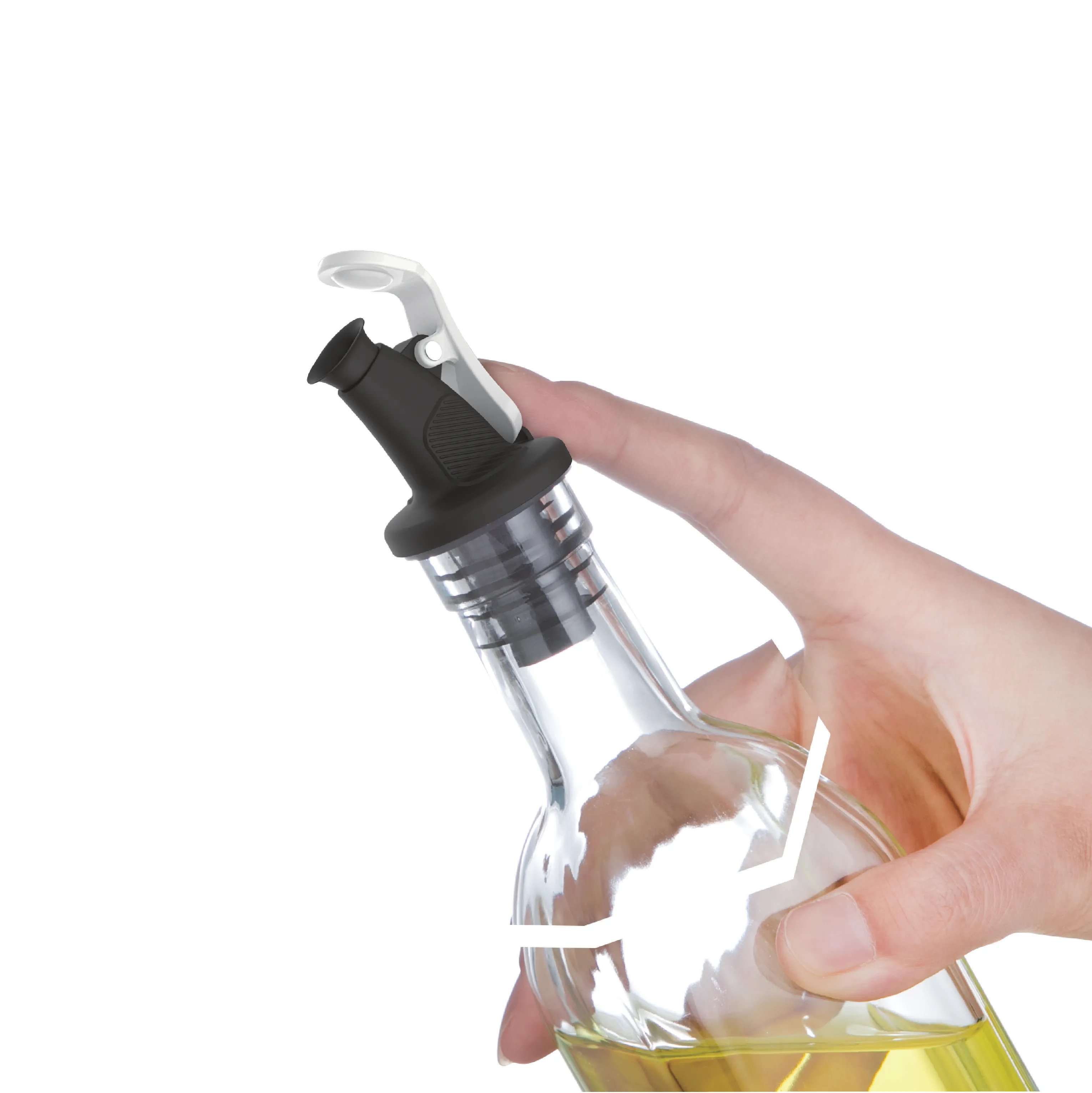 H&B 3 Pc Oil & Vinegar Stand Set
