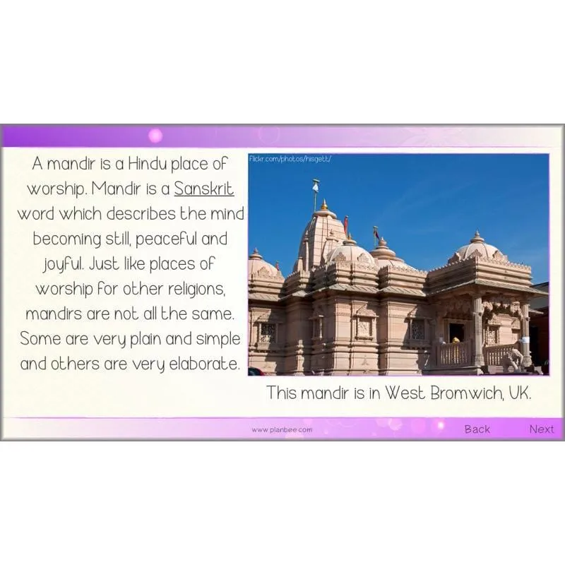 Hindus Home and Mandir
