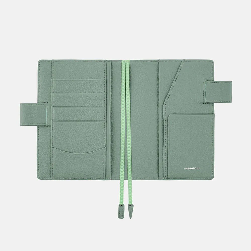 Hobonichi Techo Cover Original A6 - Leather: Water Green