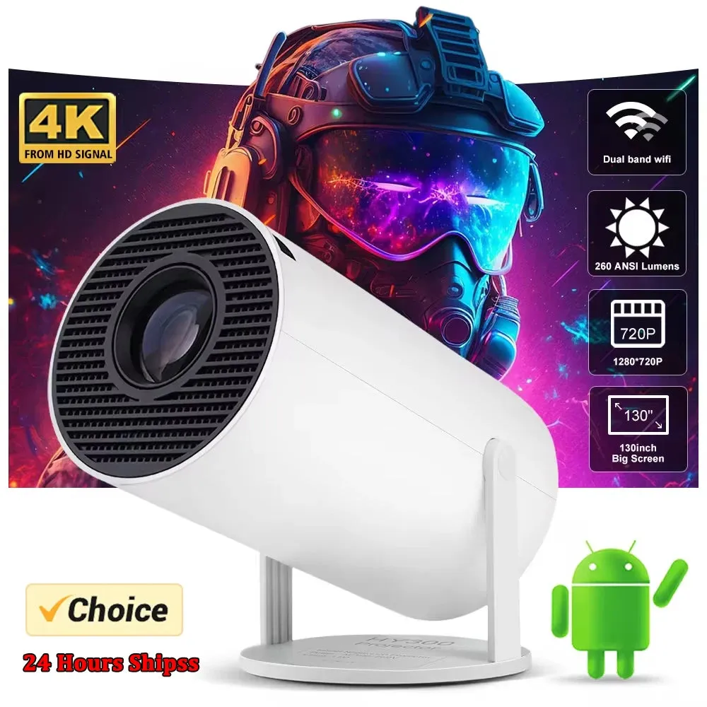 Home Theater 4K Projector for Gaming and Outdoor Movies