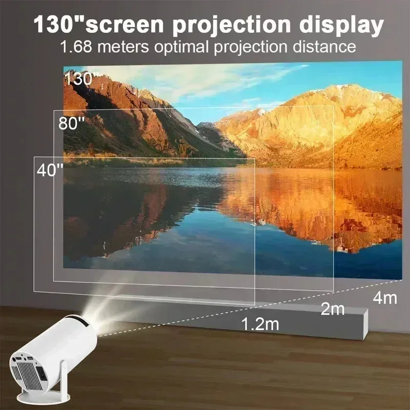 Home Theater 4K Projector for Gaming and Outdoor Movies