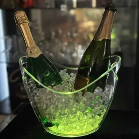 Hotel Colorful Changing LED Ice Bucket