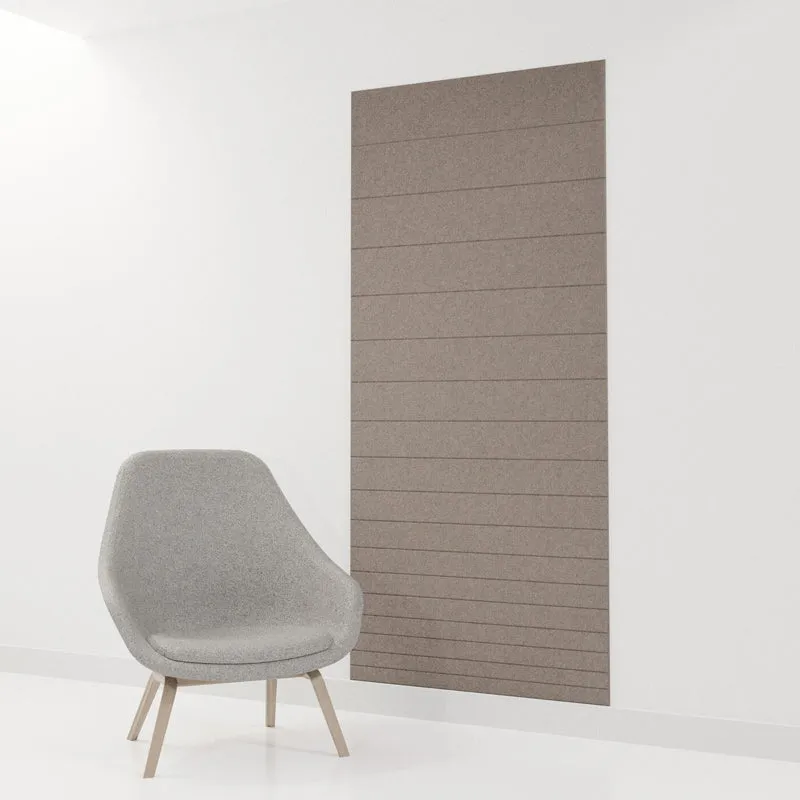 Hush Clad Acoustic Wall Panels - Accordion Gradient