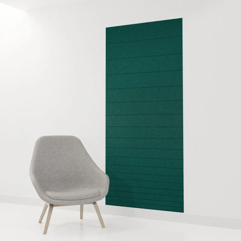 Hush Clad Acoustic Wall Panels - Accordion Gradient
