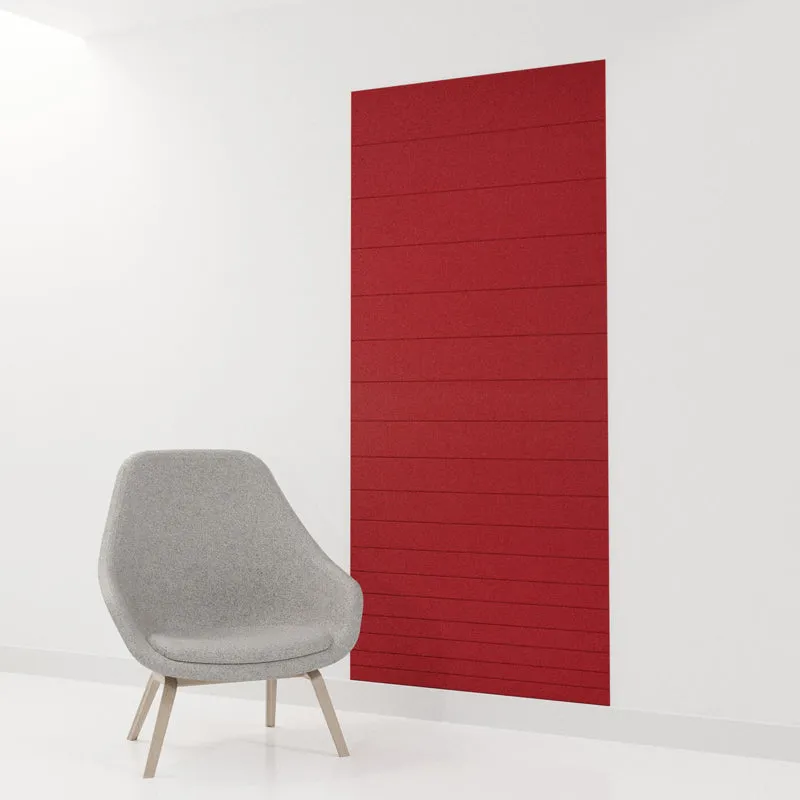 Hush Clad Acoustic Wall Panels - Accordion Gradient