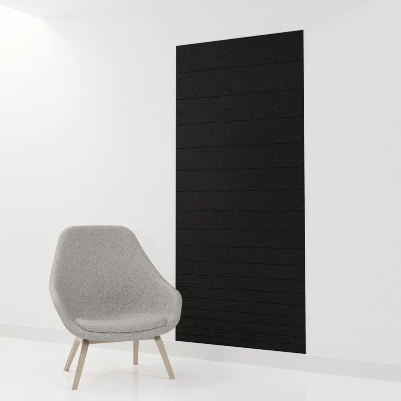 Hush Clad Acoustic Wall Panels - Accordion Gradient