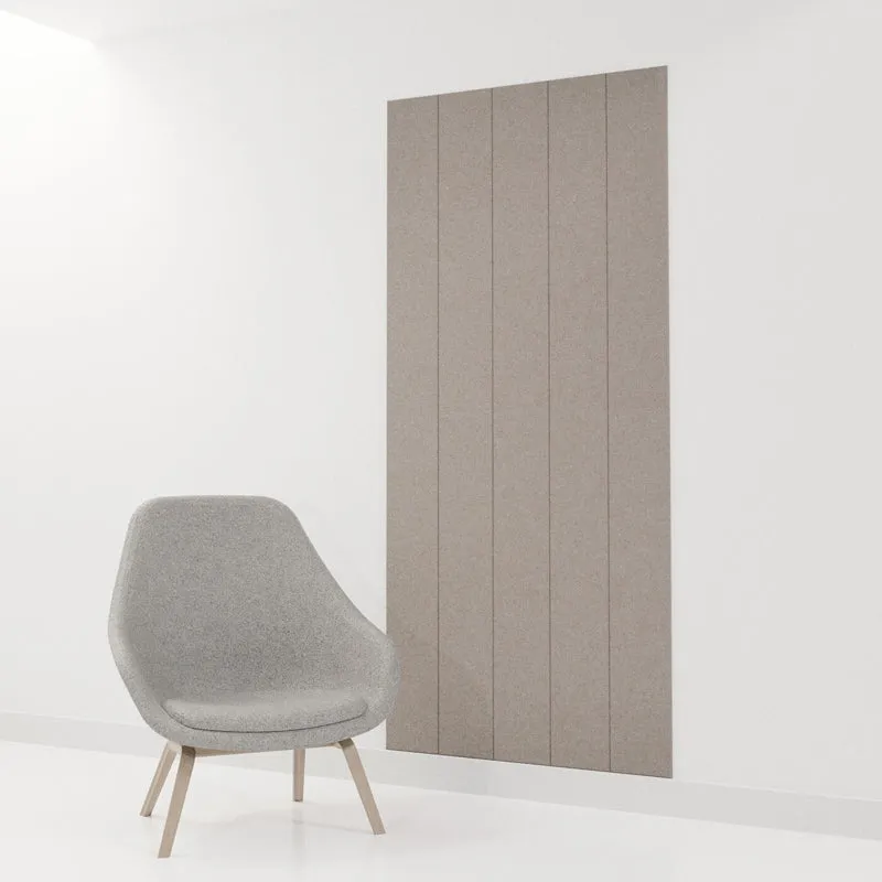Hush Clad Acoustic Wall Panels - Vim Wide Vertical