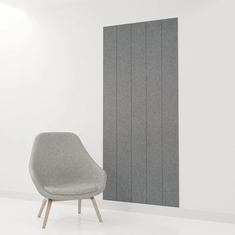 Hush Clad Acoustic Wall Panels - Vim Wide Vertical