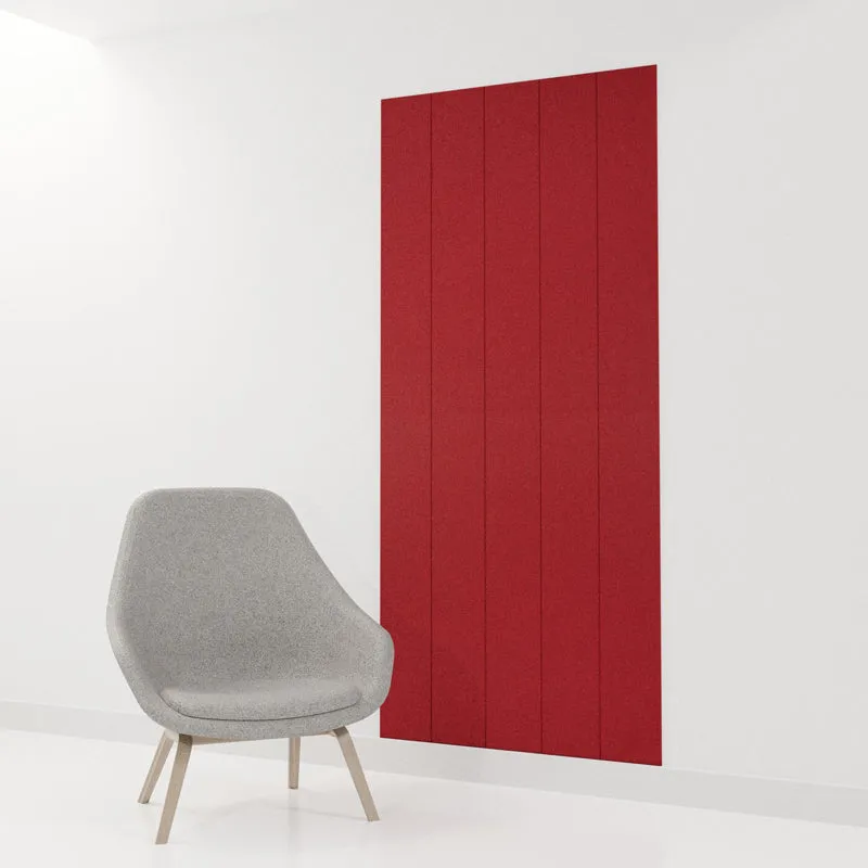 Hush Clad Acoustic Wall Panels - Vim Wide Vertical