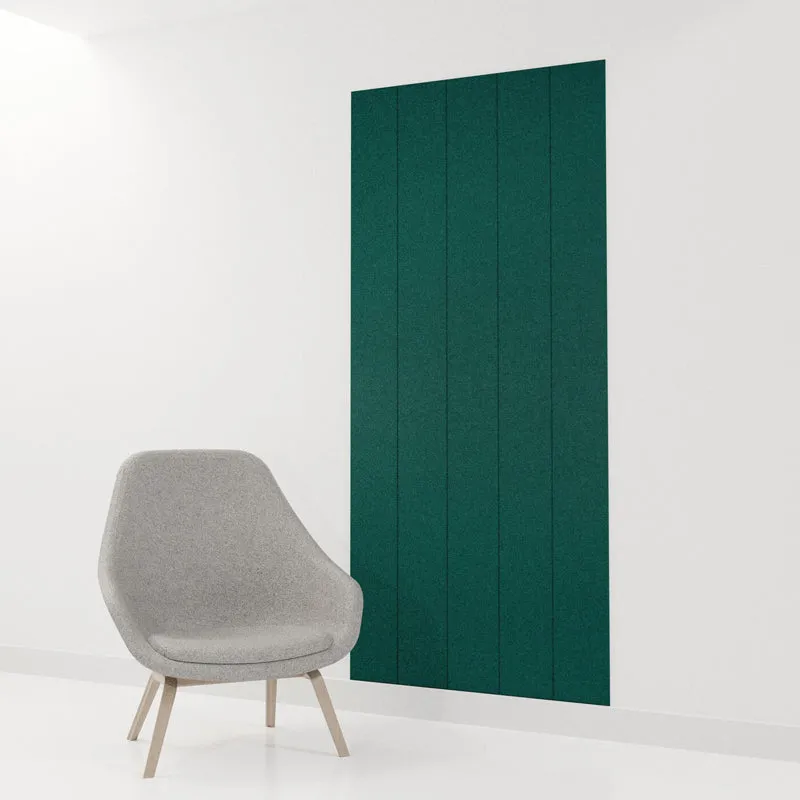Hush Clad Acoustic Wall Panels - Vim Wide Vertical