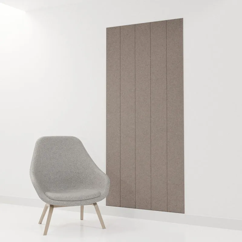 Hush Clad Acoustic Wall Panels - Vim Wide Vertical
