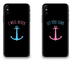 I Will Never Let You Sink Best Friend - BFF Matching Phone Cases