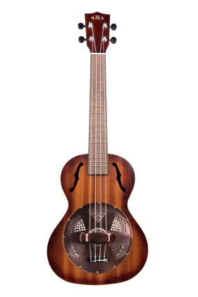 KA-RES-BRS Resonator Tenor Ukulele Brass Cover KALA Brand Ukuleles