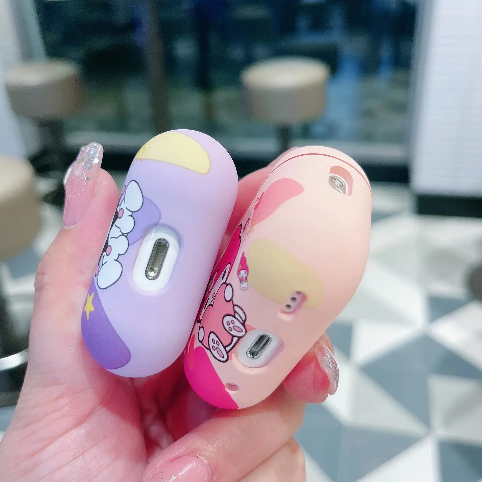 Kawaii Melody & Kuromi AirPods Case