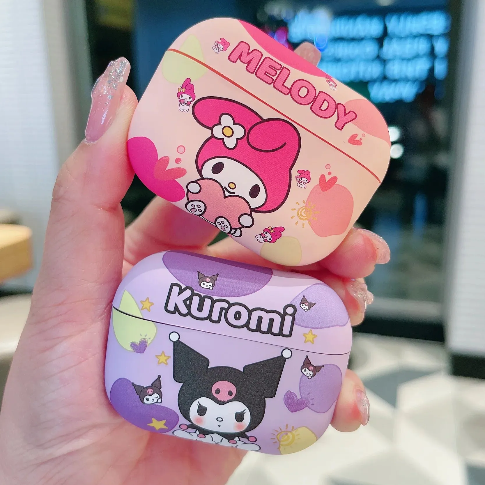 Kawaii Melody & Kuromi AirPods Case