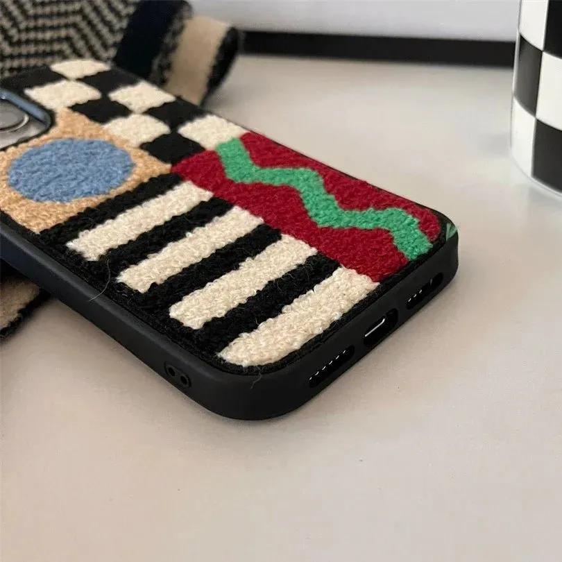 Kawaii Patchwork iPhone Case