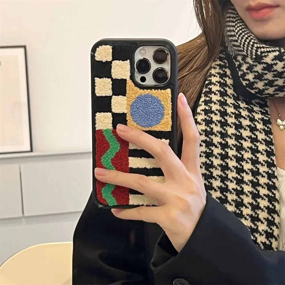 Kawaii Patchwork iPhone Case