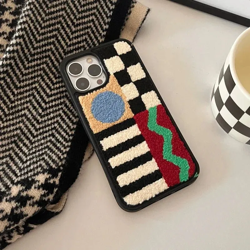 Kawaii Patchwork iPhone Case