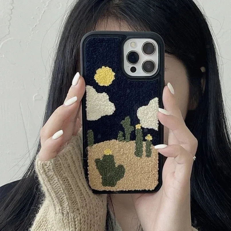 Kawaii Patchwork iPhone Case