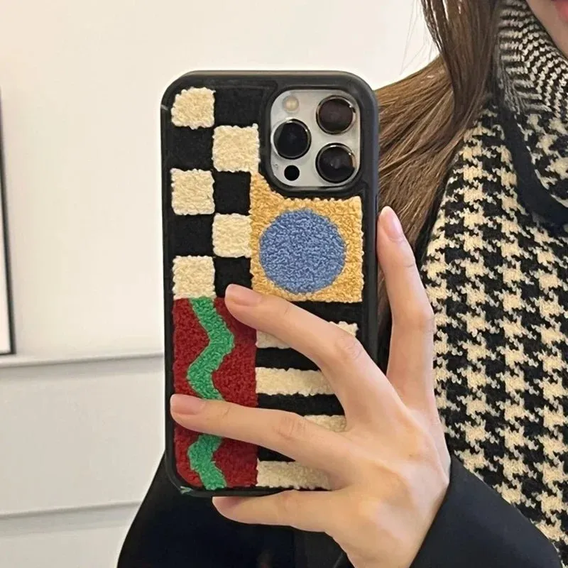 Kawaii Patchwork iPhone Case