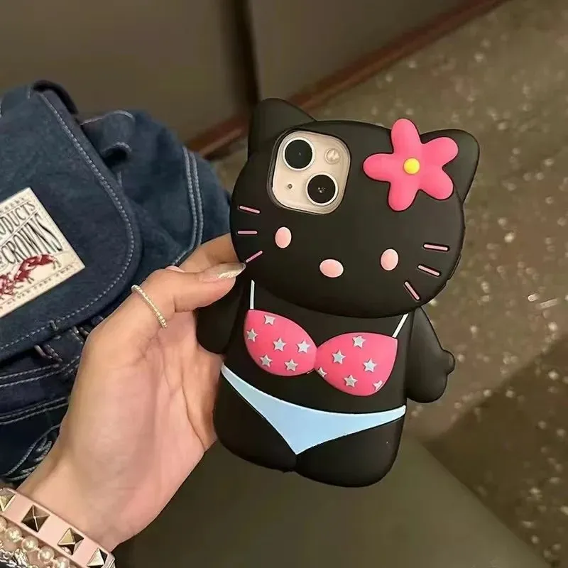Kawaii Swimming Hello Kitty iPhone Case