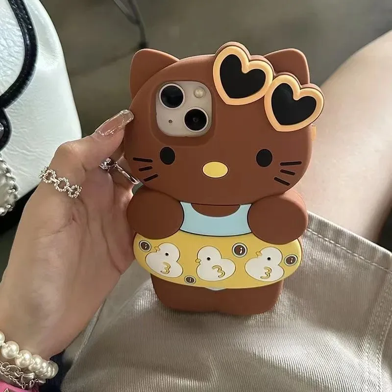 Kawaii Swimming Hello Kitty iPhone Case