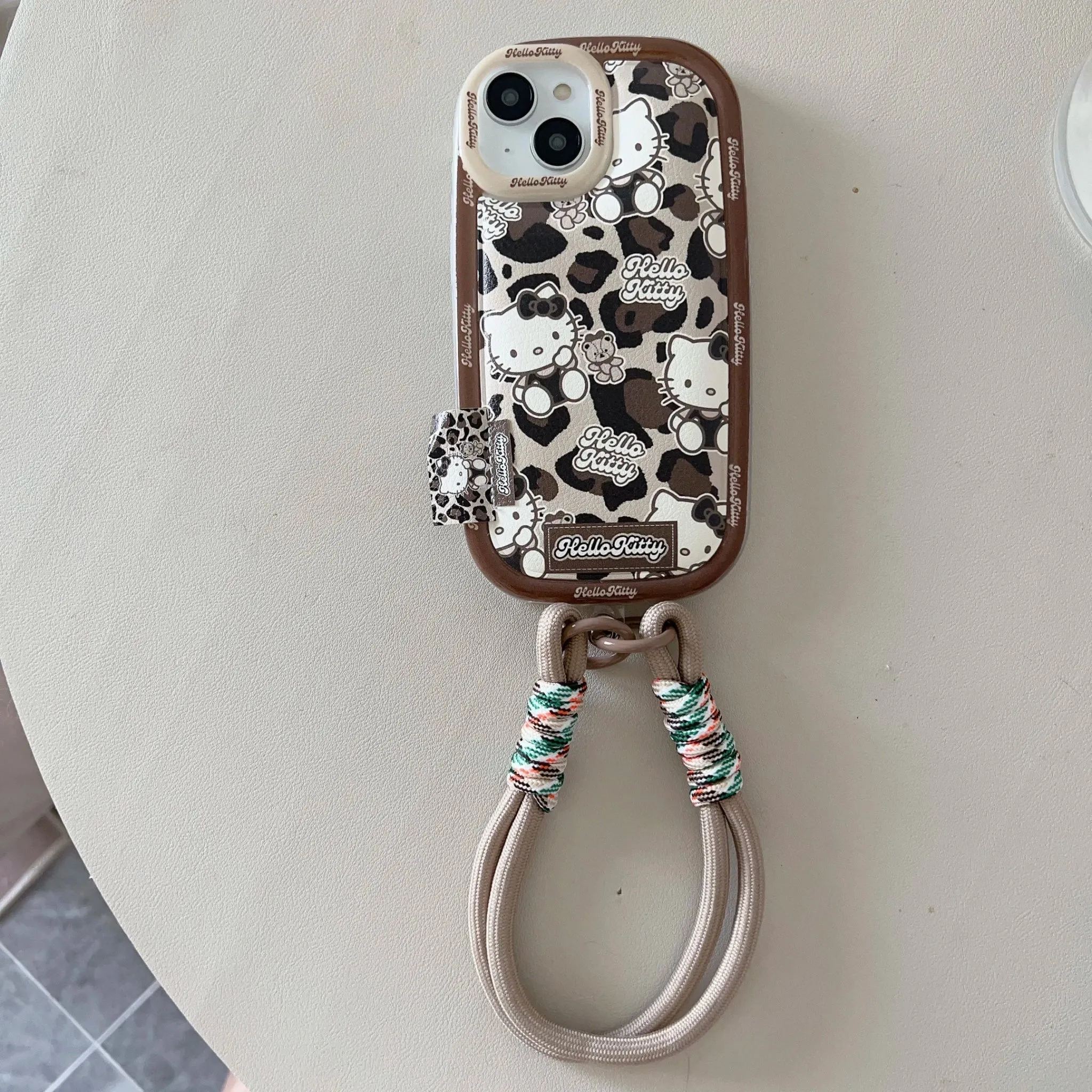 Kawaii Vintage Patterned Hello Kitty iPhone Case