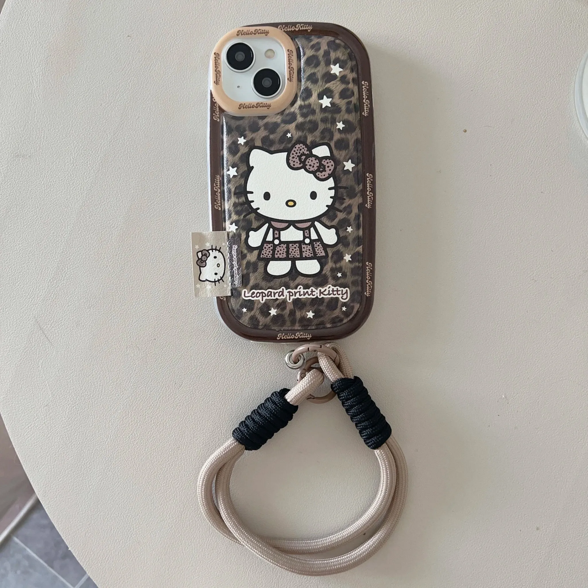 Kawaii Vintage Patterned Hello Kitty iPhone Case