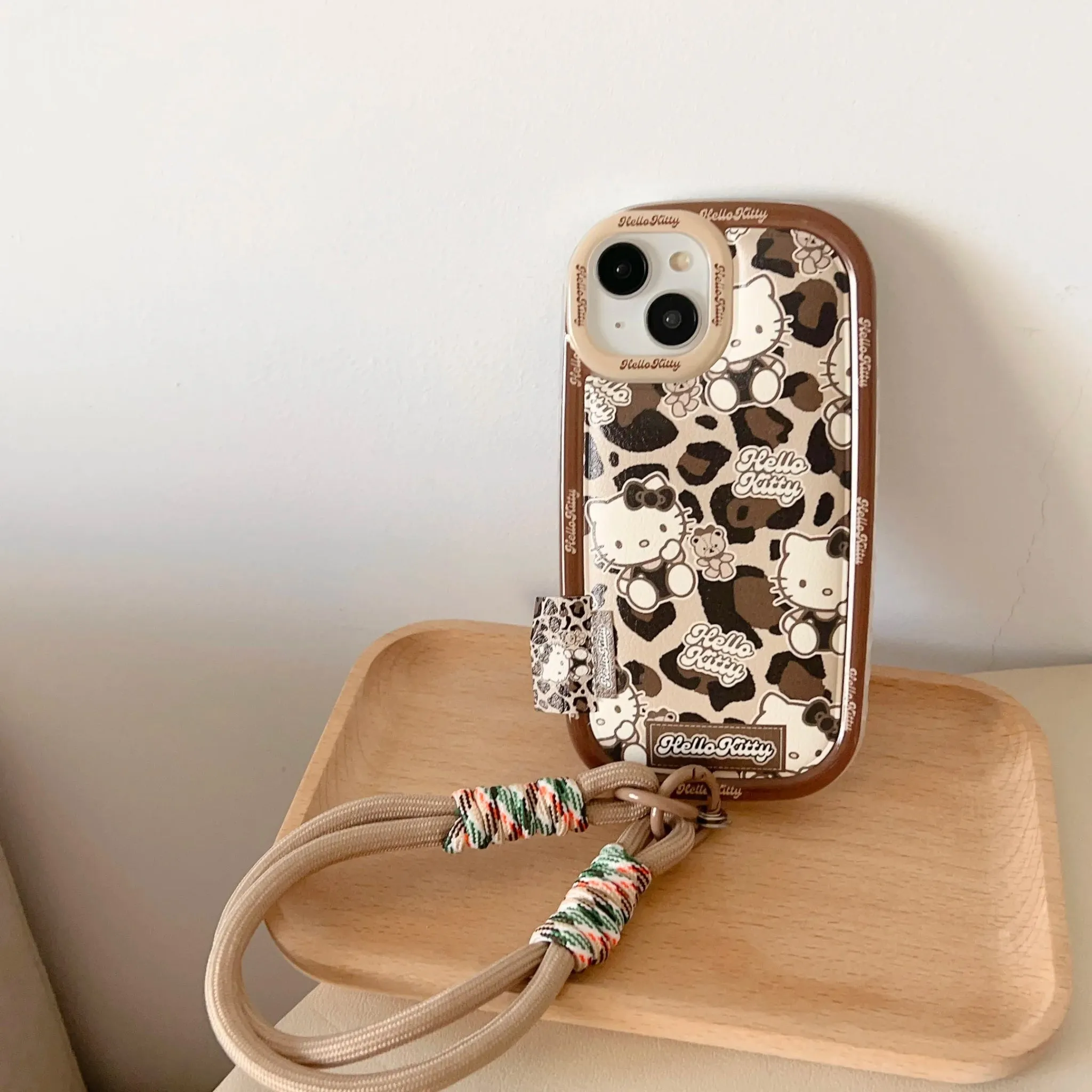 Kawaii Vintage Patterned Hello Kitty iPhone Case