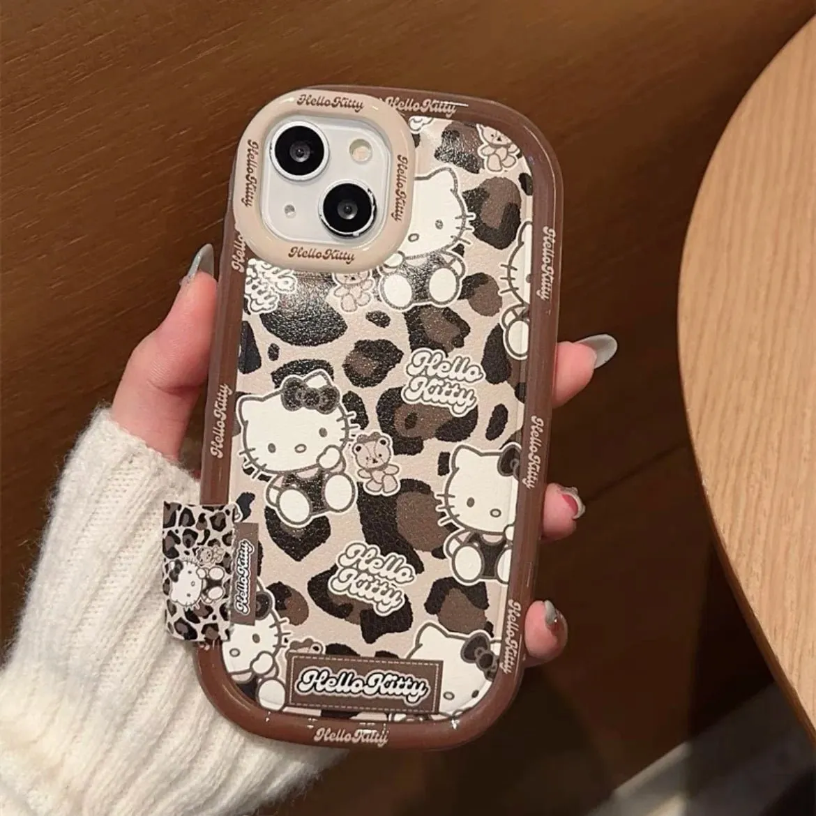 Kawaii Vintage Patterned Hello Kitty iPhone Case