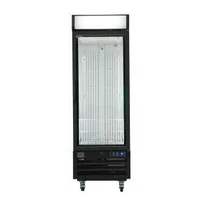 Kelvinator KCHGIM23F 28 1/2" Indoor Ice Merchandiser - Glass Door, Black, 120v