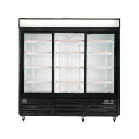 Kelvinator KCHGSM72R 83" Three Glass Door Merchandiser - 120v