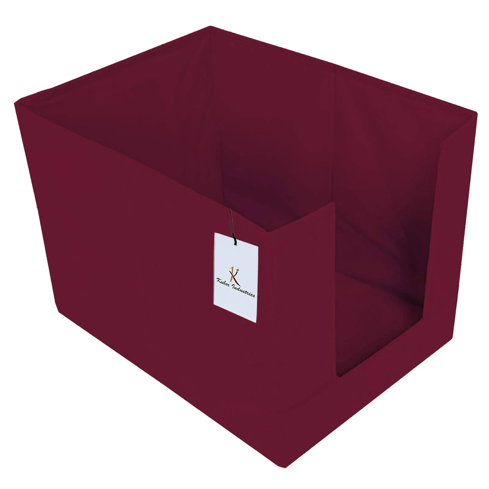 Kuber Industries 6 Piece Non Woven Shirt Stacker Wardrobe Organizer Set, Maroon-CTLTC31844